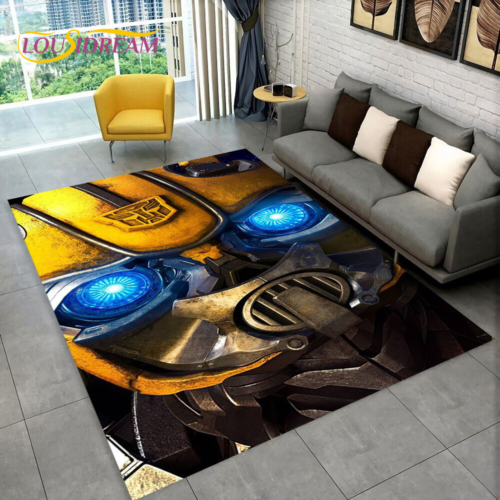 Commercial Printing For Sale - 3D Transformers kartun Autobot karpet karpet