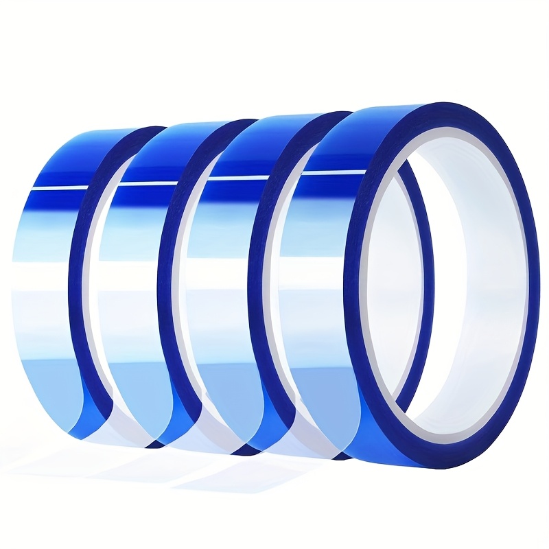 Heat Transfer Vinyl Roll - YITAPE 4PCS Pita Transfer Panas Biru
