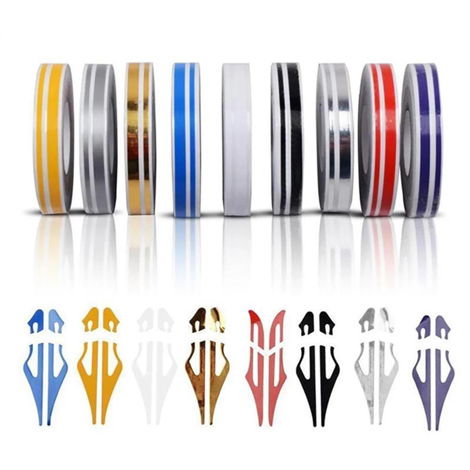 Heat Transfer Vinyl Roll - Plester vinil garis-garis mobil generik, pita