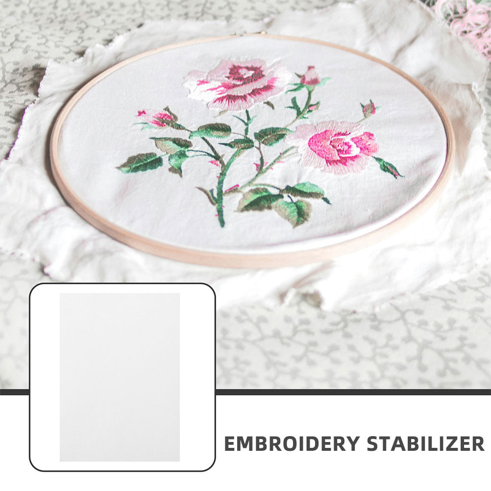 4pcs Penstabil Bordir Perekat  - Embroidery Stabilizer Backing ulasan dan harga