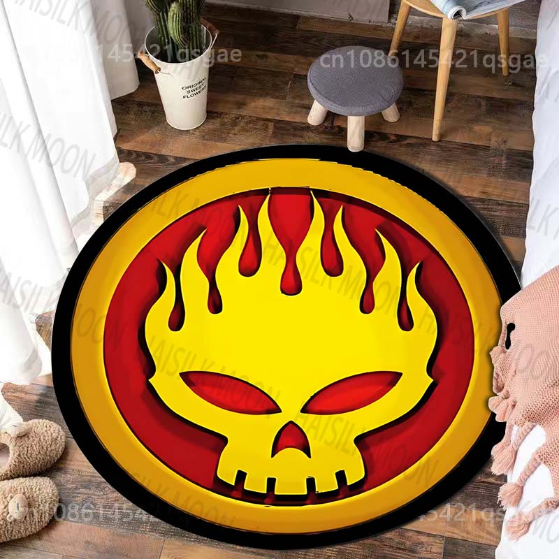Desain Emblem Tengkorak Berapi - Commercial Printing And Design ulasan dan harga