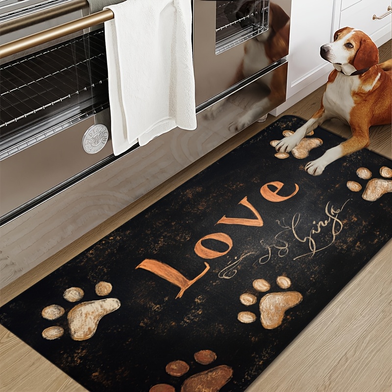 Karpet Dapur Pola Cetak Kaki A - Commercial Printing And Design ulasan dan harga