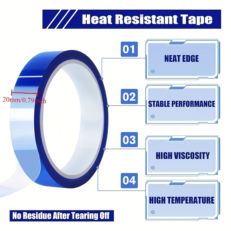 YITAPE 4PCS Pita Transfer Pana - Heat Transfer Vinyl Roll ulasan dan harga