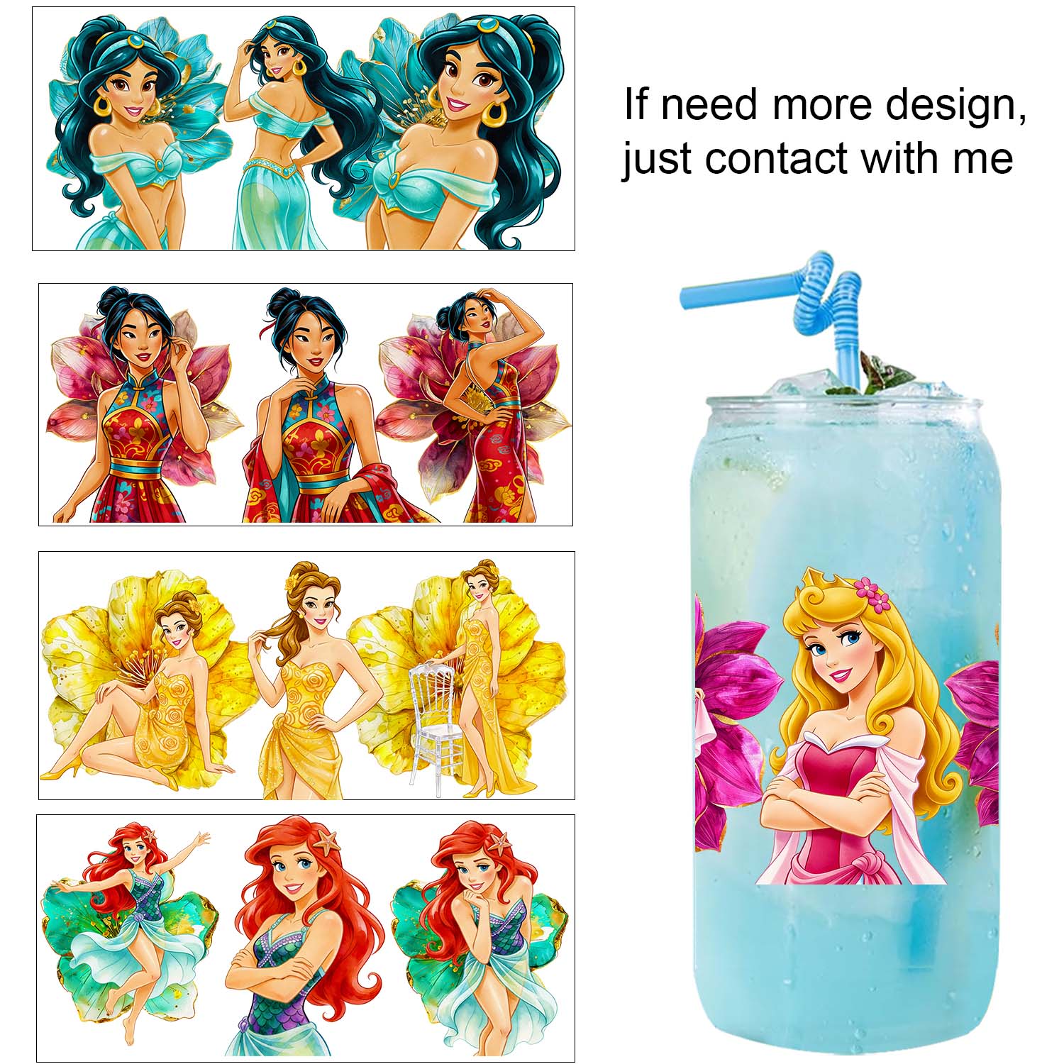 5pcs Paket Lembar Stiker UV DT - Heat Transfer Vinyl Roll ulasan dan harga