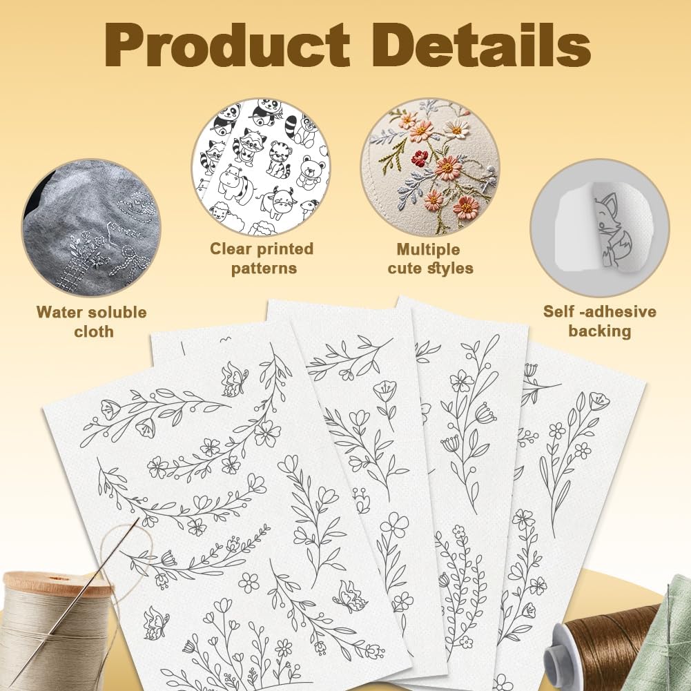 Kertas Penstabil Bordir Larut  - Embroidery Stabilizer Backing ulasan dan harga