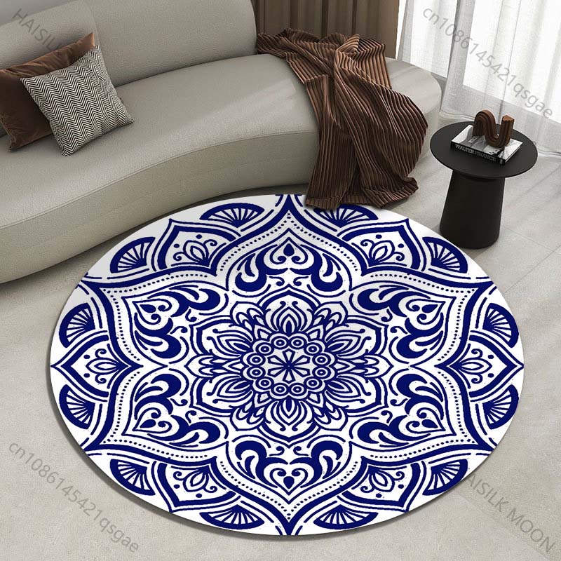 Karpet bundar bermotif mandala - Commercial Printing And Design ulasan dan harga
