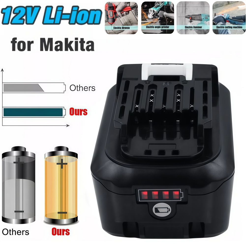 Baterai Isi Ulang Li-ion 10.8V - Makita Drill Hp1640 ulasan dan harga