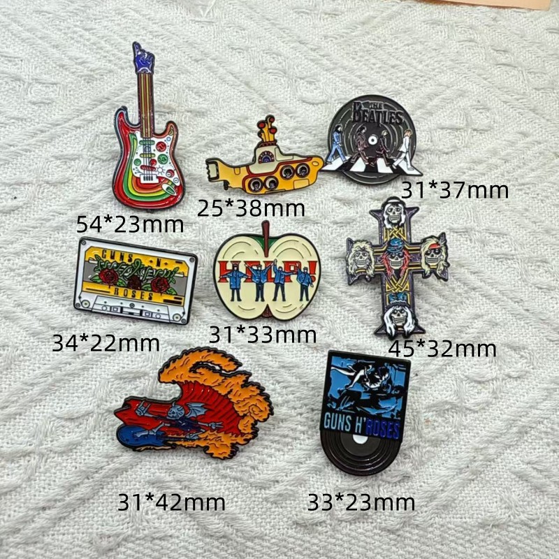 8 Buah Pin Enamel Pecinta Musi - Heat Transfer Vinyl Roll ulasan dan harga